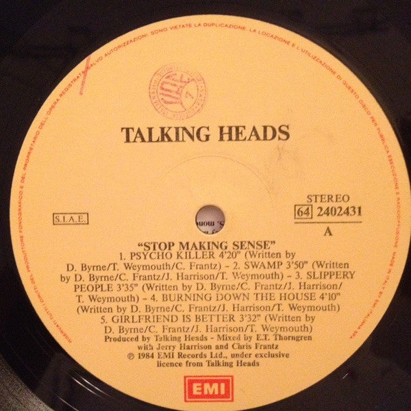 Talking Heads - Stop Making Sense