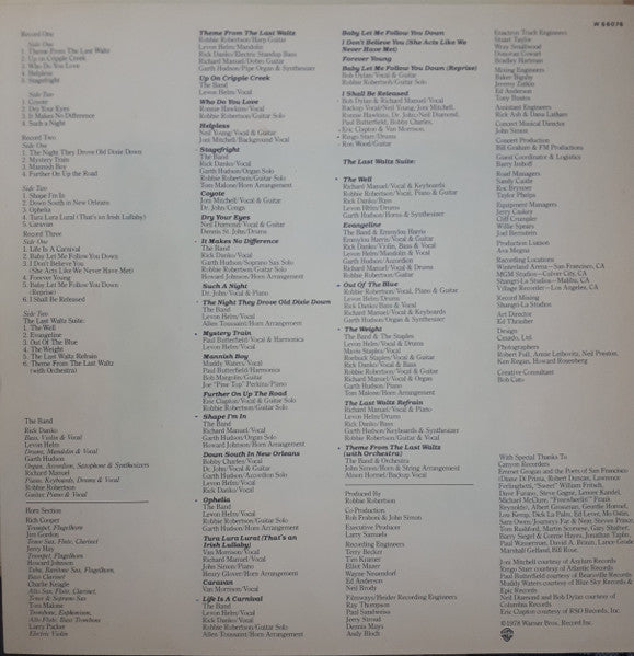 The Band - The Last Waltz