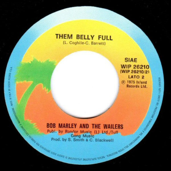 Bob Marley & The Wailers - Trenchtown Rock (7")