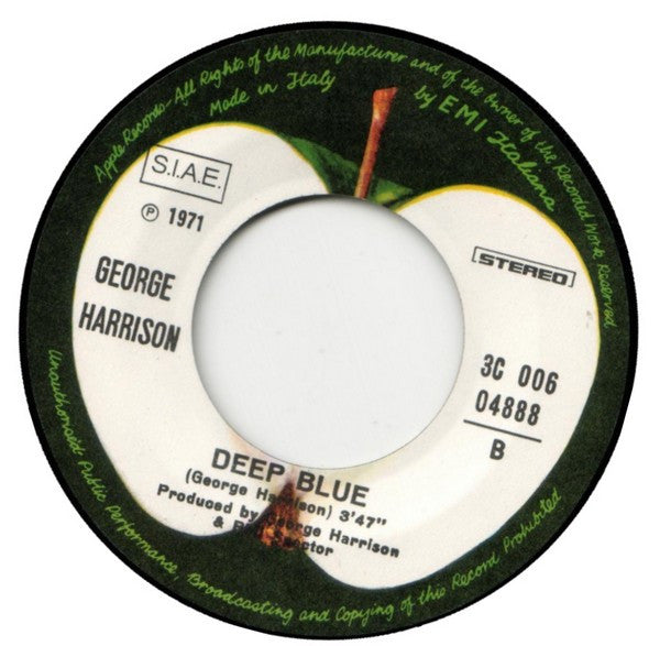 George Harrison - Bangla Desh / Deep Blue (7")