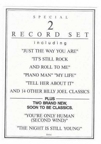 Billy Joel - Greatest Hits Volume I & Volume II