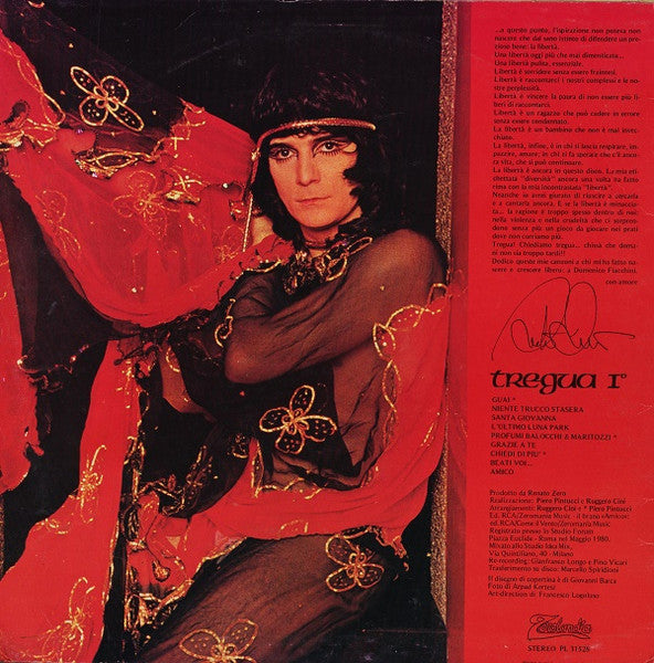Renato Zero - Tregua I°