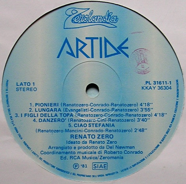 Renato Zero - Artide Antartide