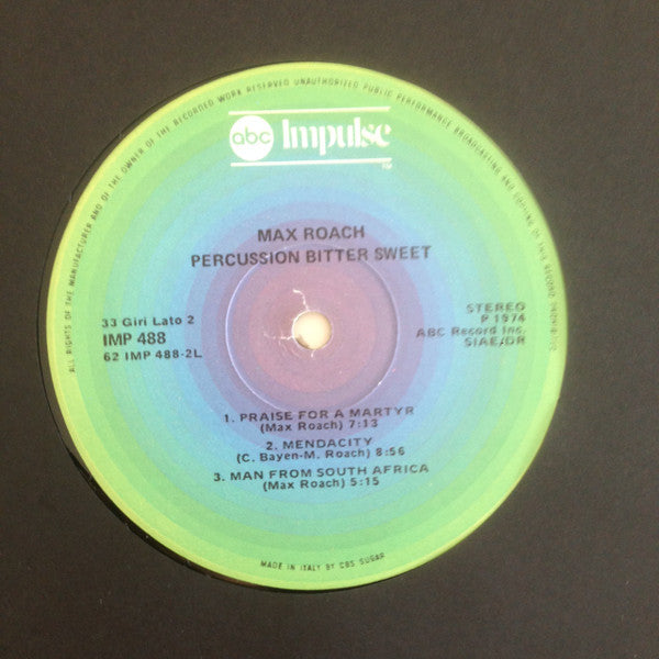 Max Roach - Percussion Bitter Sweet