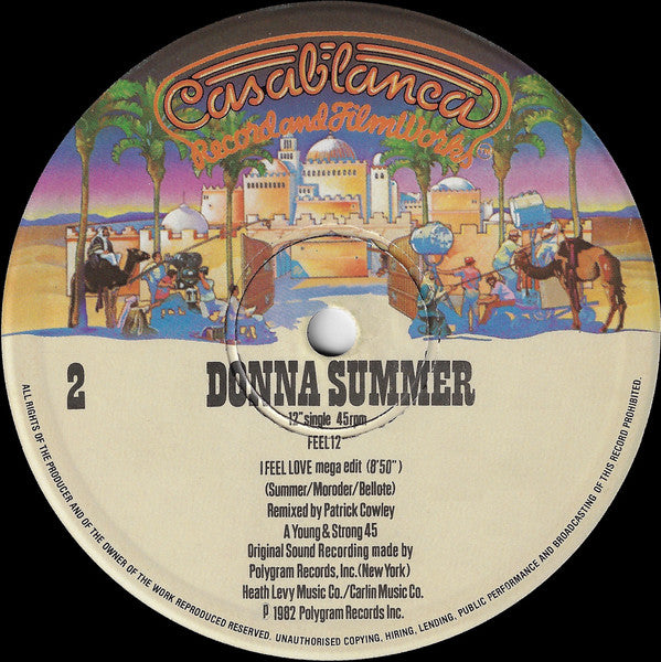 Donna Summer - I Feel Love (Special New Version) (15 Min Remix By Patrick Cowley)