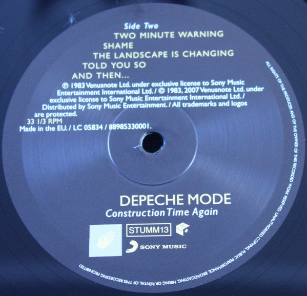 Depeche Mode - Construction Time Again