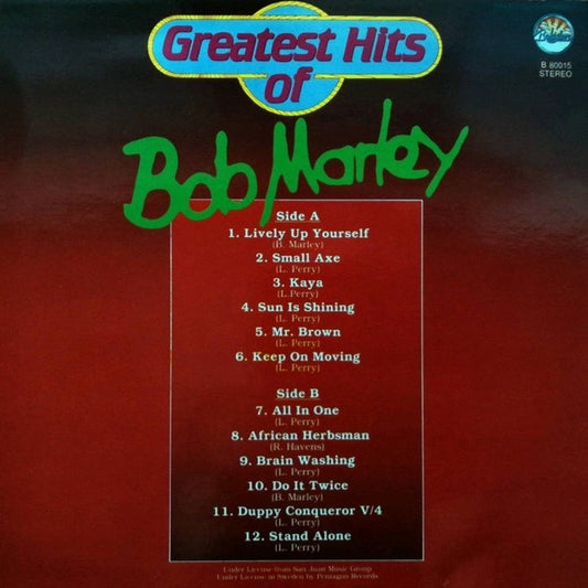Bob Marley - Greatest Hits Of