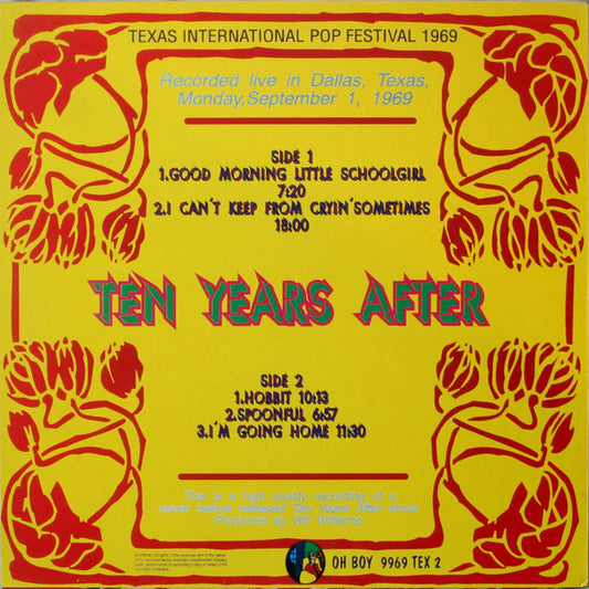 Ten Years After - Texas International Pop Festival (unofficial)