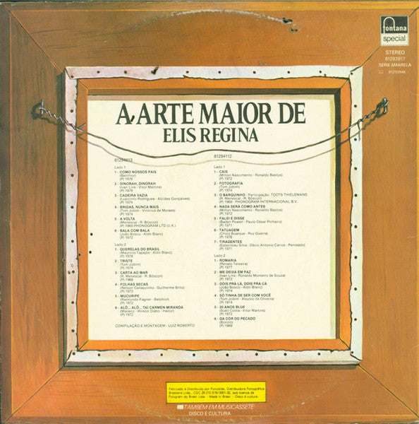 Elis Regina - A Arte Maior De Elis Regina