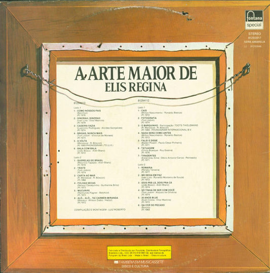 Elis Regina - A Arte Maior De Elis Regina