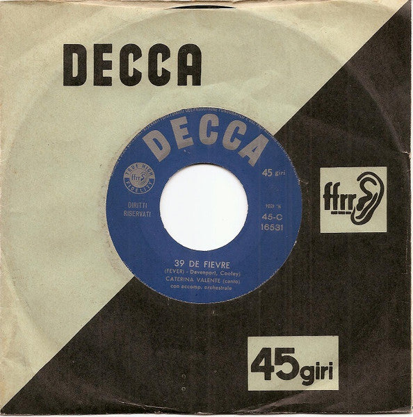 Caterina Valente - 39 De Fièvre / Bim Bom Bey