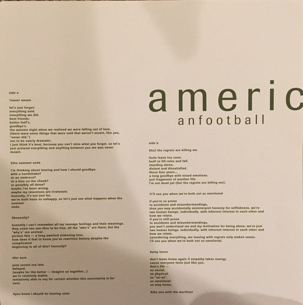 American Football - American Football