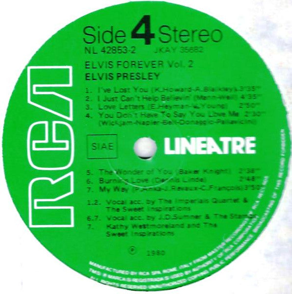 Elvis Presley - Elvis Forever, Vol. 2