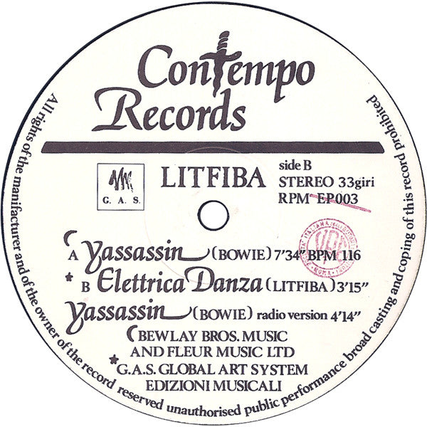 Litfiba - Yassassin
