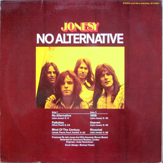 Jonesy - No Alternative