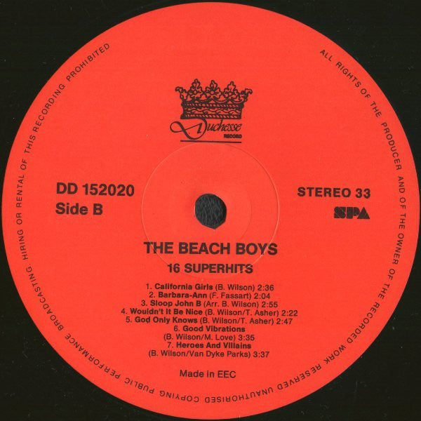 The Beach Boys - 16 Superhits