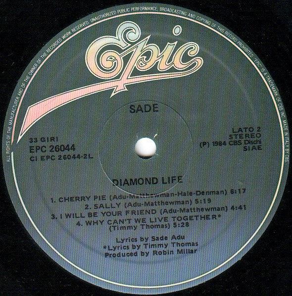 Sade - Diamond Life