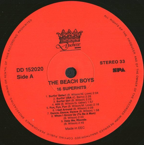 The Beach Boys - 16 Superhits
