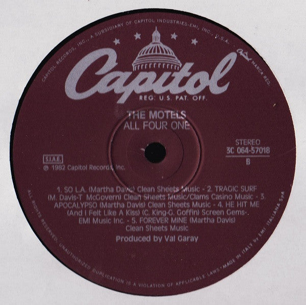 The Motels - All Four One