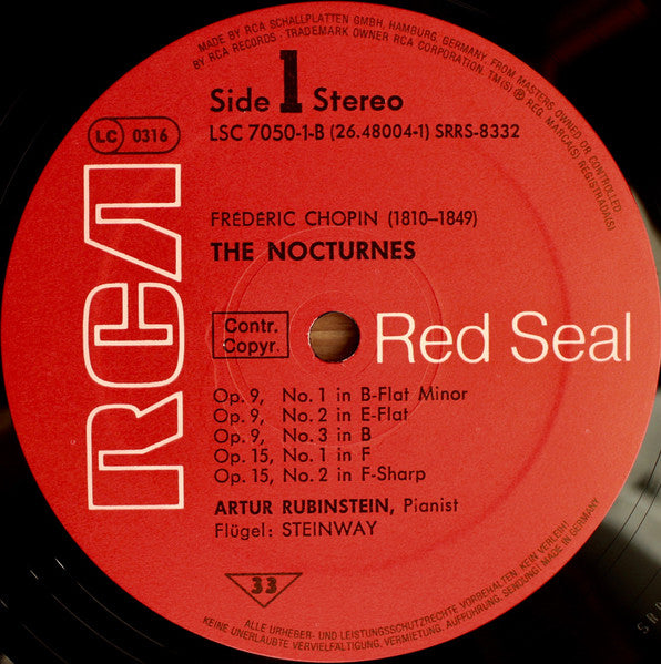 Rubinstein, Chopin – The Nocturnes