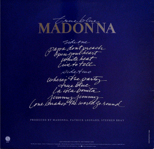 Madonna - True Blue