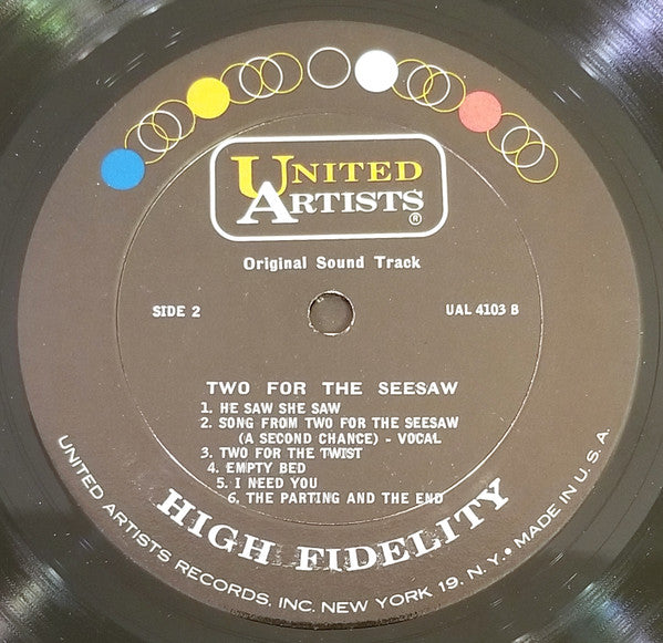 André Previn - Two For The See Saw (Original Motion Picture Soundtrack)