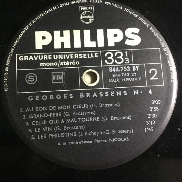 Georges Brassens - IV