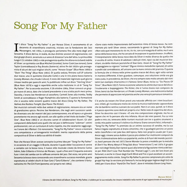 The Horace Silver Quintet - Song For My Father
