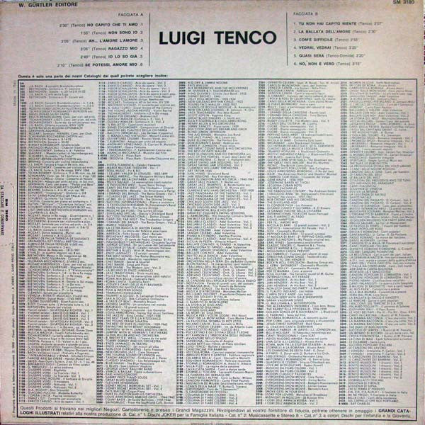 Luigi Tenco - Ballate E Canzoni