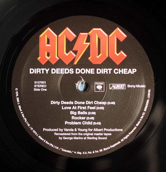 AC/DC - Dirty Deeds Done Dirt Cheap (nuovo)