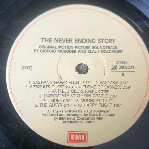 Giorgio Moroder - The NeverEnding Story = La Storia Infinita (Original Motion Picture Soundtrack)