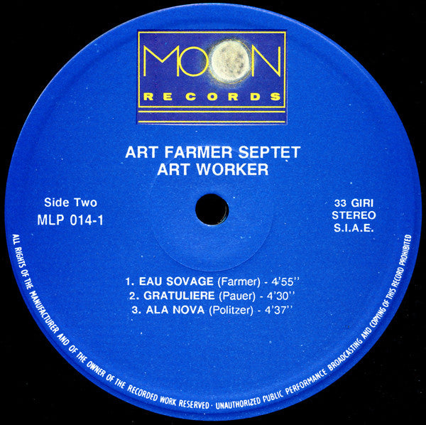 The Art Farmer Septet - Art Worker