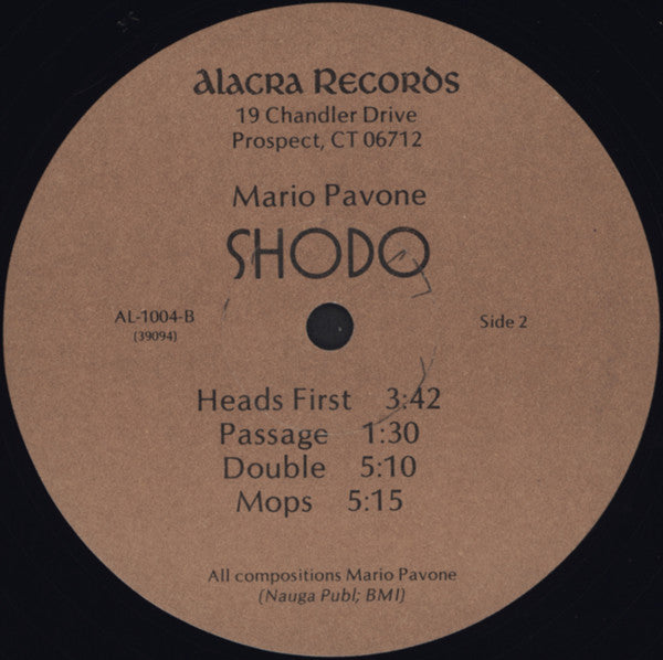 Mario Pavone - Shodo