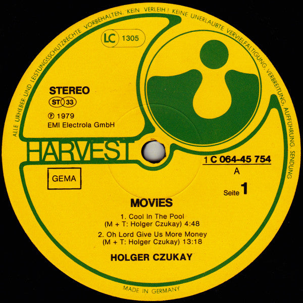 Holger Czukay - Movies