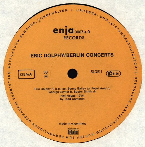 Eric Dolphy - Berlin Concerts