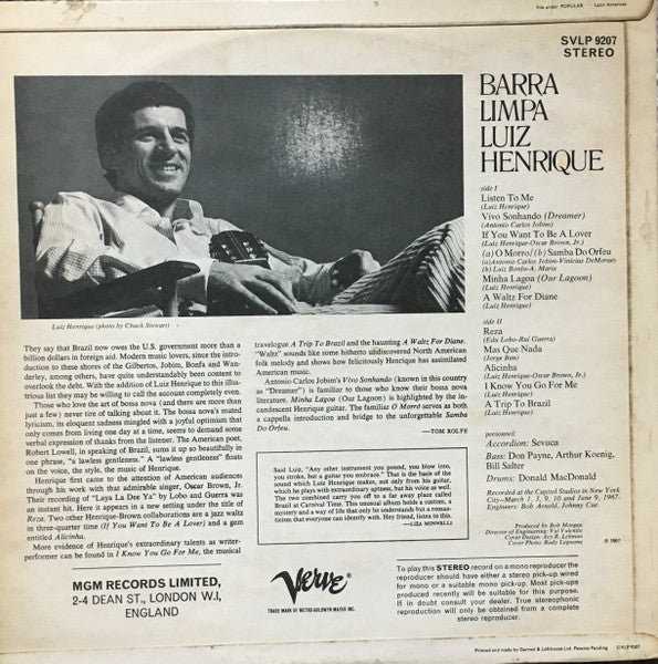 Luiz Henrique - Barra Limpa