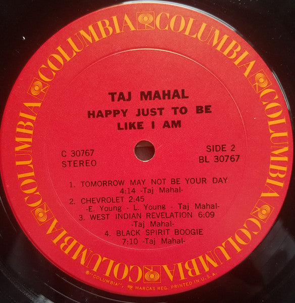 Taj Mahal - Happy Just To Be Like I Am