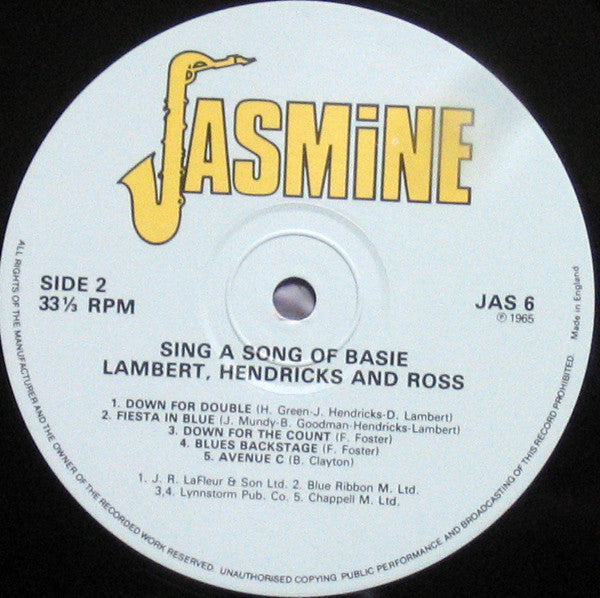 Lambert, Hendricks & Ross - Sing A Song Of Basie