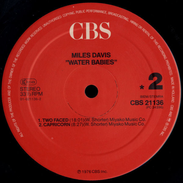 Miles Davis - Water Babies