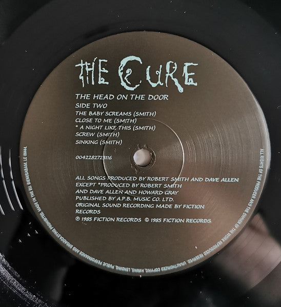 The Cure - The Head On The Door