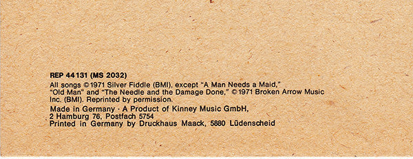 Neil Young - Harvest