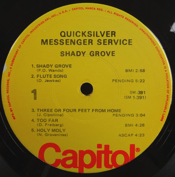 Quicksilver Messenger Service - Shady Grove