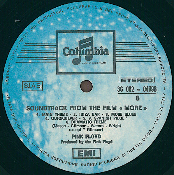 Pink Floyd - Soundtrack From The Film "More"