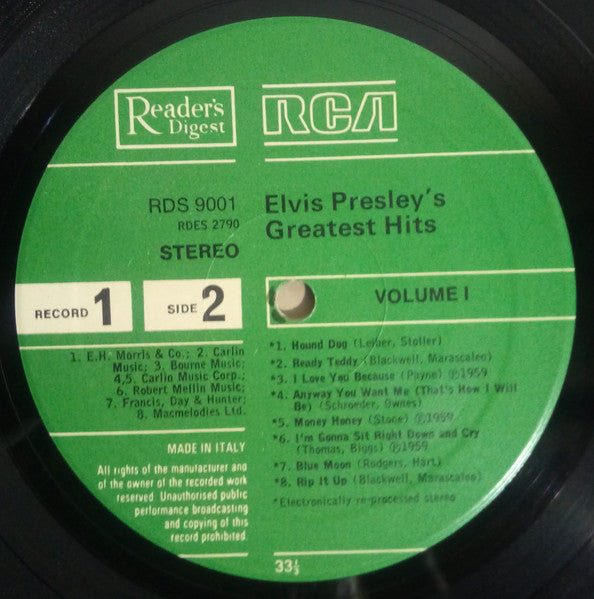 Elvis Presley - Elvis Presley's Greatest Hits (box)
