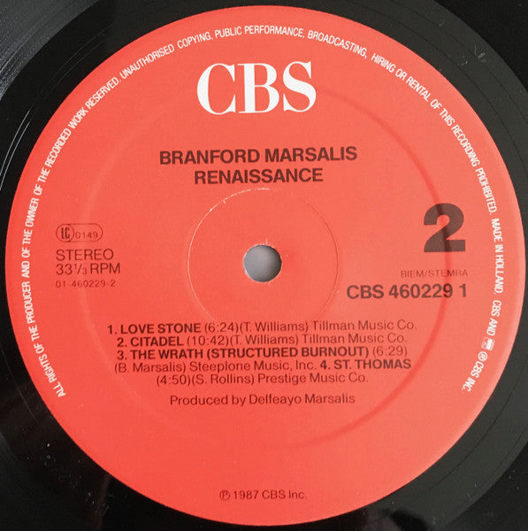 Branford Marsalis - Renaissance