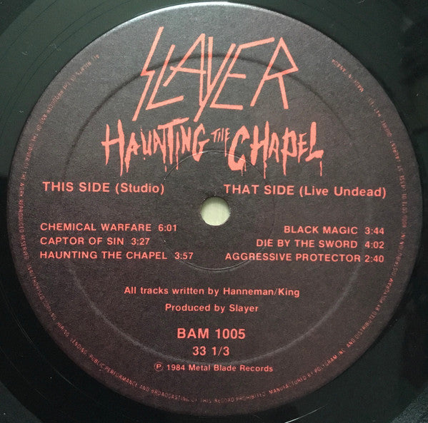 Slayer - Haunting The Chapel