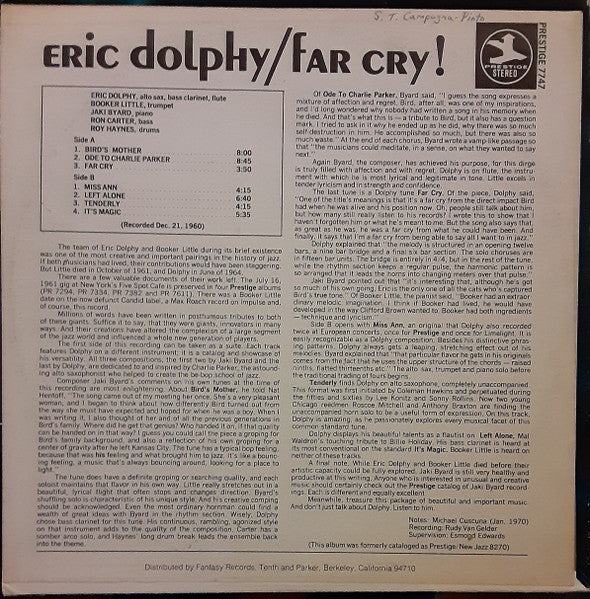Eric Dolphy - Far Cry!