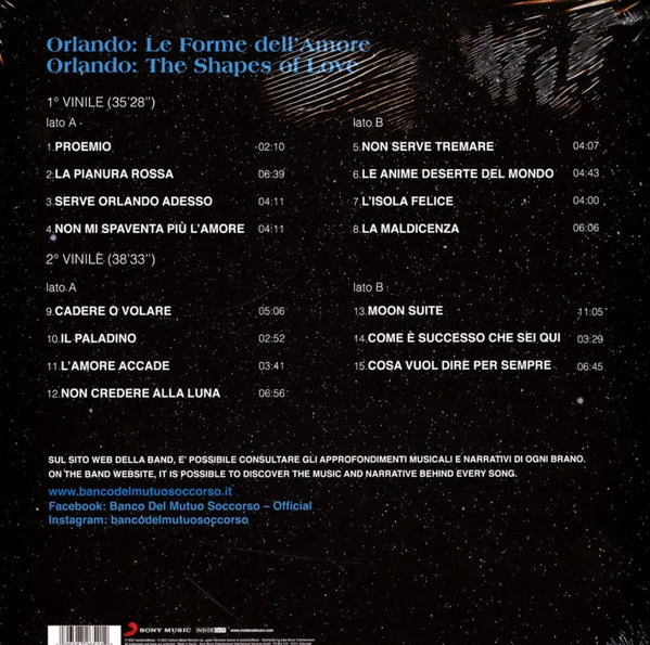 Banco Del Mutuo Soccorso - Orlando: Le Forme Dell'Amore