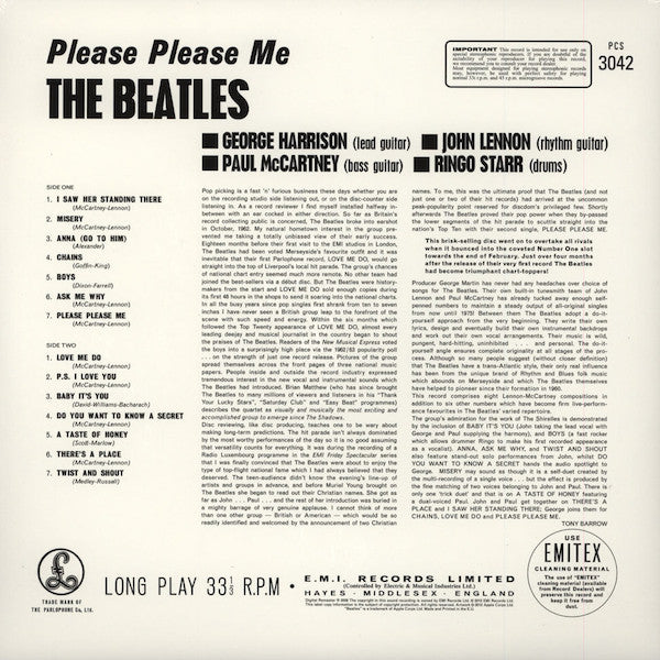 The Beatles - Please Please Me (nuovo)