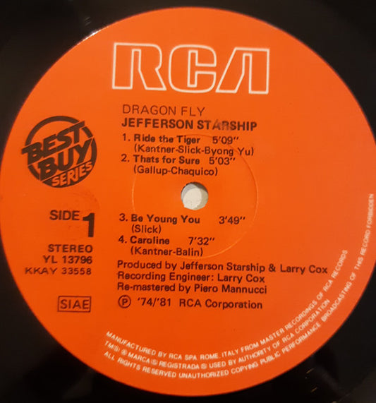Jefferson Starship - Dragon Fly